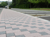 透水・景観・歩行感を重視した塗装(2次製品)